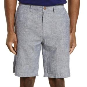 PATAGONIA 10" Back Step Flat Front  Golf shorts 34 Hemp Organic Cotton Bermudas